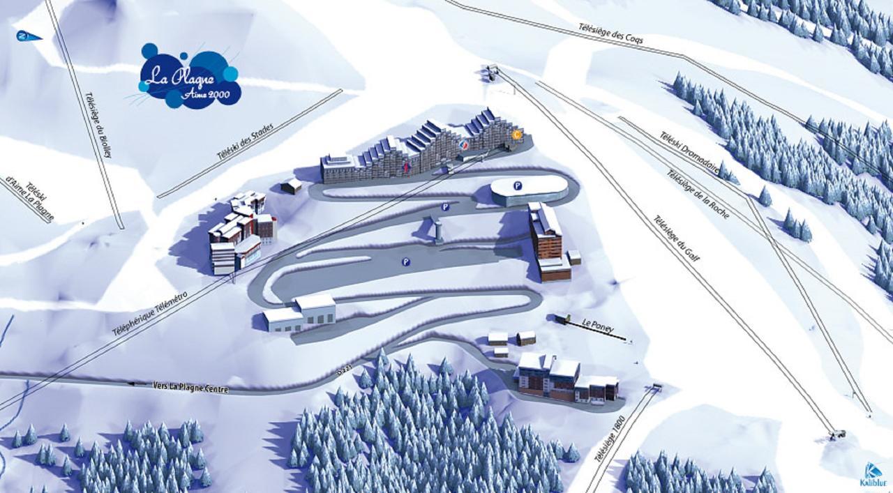 Plagne Aime 2000 Ski Apartments La Plagne Eksteriør billede